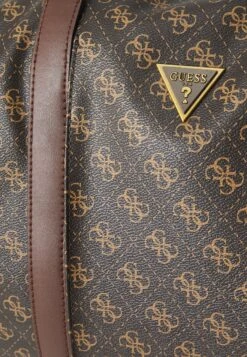 Guess PISA DOUBLE ZIP - Weekend Bag - Brown/ochre/burgundy -Guess Clothing Sale 325844f90690463fb74f8b95ed2e7773