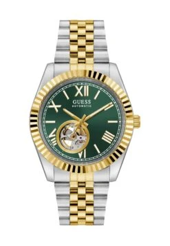 Guess CONNOISSEUR - Watch - Silver And Green