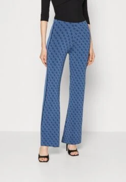 Guess Lise 4G Logo Swtr- Trousers - Blackened Blue