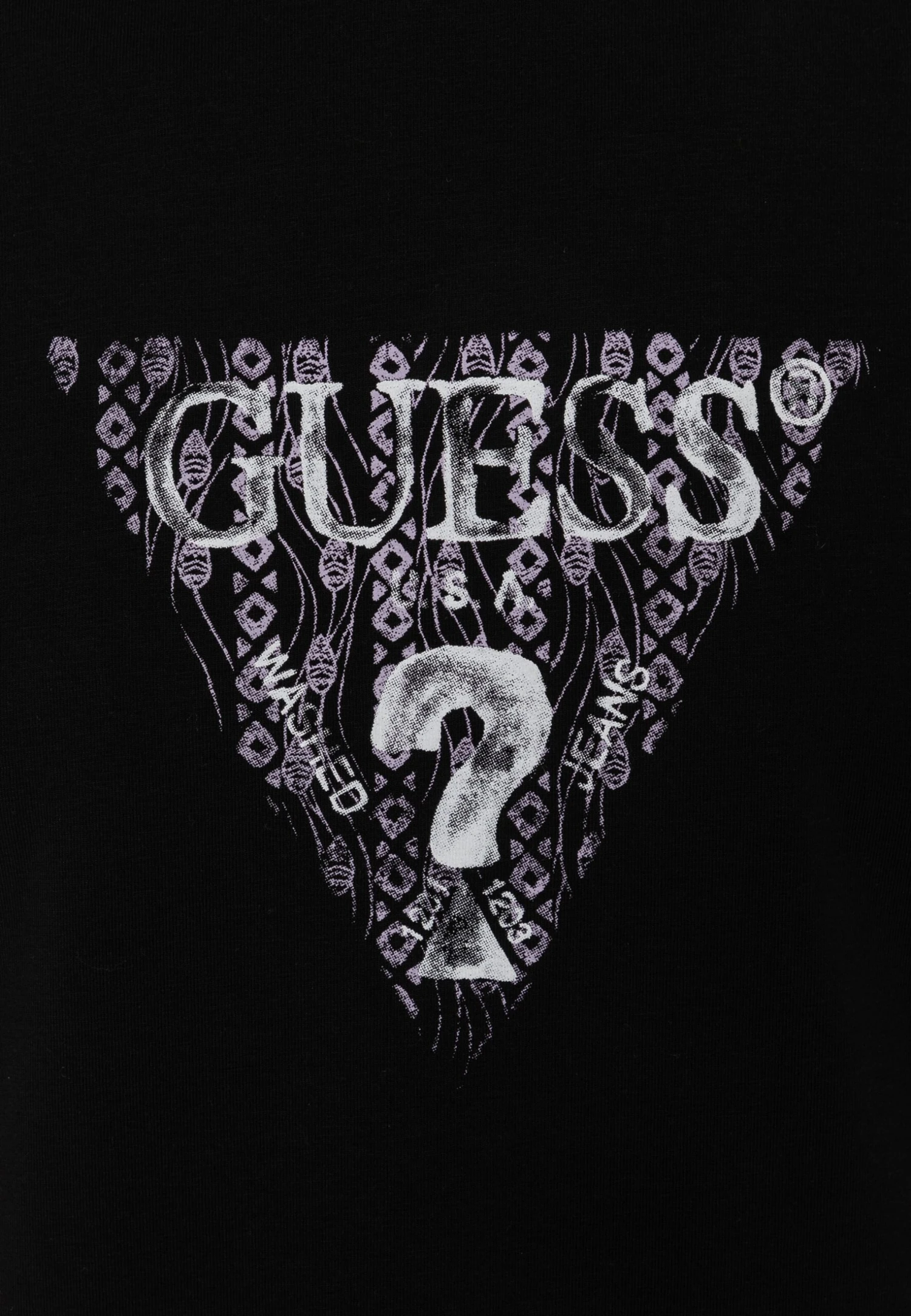 Guess Ss Cn Geo Triangle- Print T-Shirt - Jet Black 5 Guess Ss Cn Geo Triangle- Print T-Shirt - Jet Black - Image 5