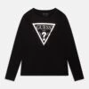 Guess Junior Core - Long Sleeved Top - Jet Black