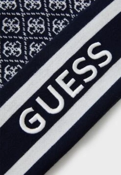 Guess SEVYN 4G LOGO BEANIE - Beanie - Blue/cream -Guess Clothing Sale 360cfc7818334ced966e72d70951f000
