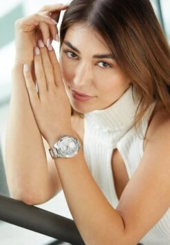 Guess LADY FRONTIER - Watch - Silver-coloured