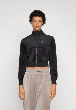 Guess COUTURE FULL ZIP - Zip-up Sweatshirt - Jet Black