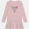 Guess Toddler Sleeves Interlock Dress - Jersey Dress - Ballet Pink