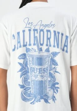 Guess MONOCHROME GRAPHIC TEE - Print T-shirt - White -Guess Clothing Sale 3a7022c66bc6443aa7a711caaf598423