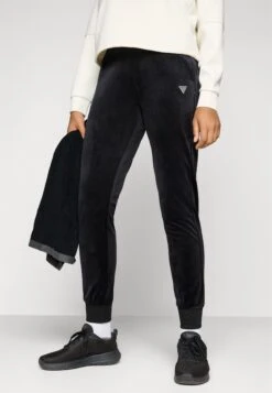 Guess COUTURE JOGGER PANTS - Tracksuit Bottoms - Jet Black -Guess Clothing Sale 3da44524848a41b0ae67982b80915cd7