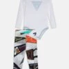 Guess Newborn Hooded Vest Body Pants Set - Waistcoat - Multi-Coloured