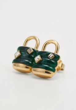 Guess MY SECRET - Earrings - Yellow Gold-coloured/green -Guess Clothing Sale 3de87487d78e46e2979c8d414147ddcf