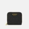 Guess Lisbet Small Zip Around - Wallet - Black