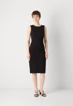 ZIP MIDI DRESS - Jersey Dress - Black -Guess Clothing Sale 3e17eb88e4264f90addb8091e5e7d495
