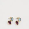 Guess MAMOUNIA - Earrings - Yellow Gold-coloured/multicolor