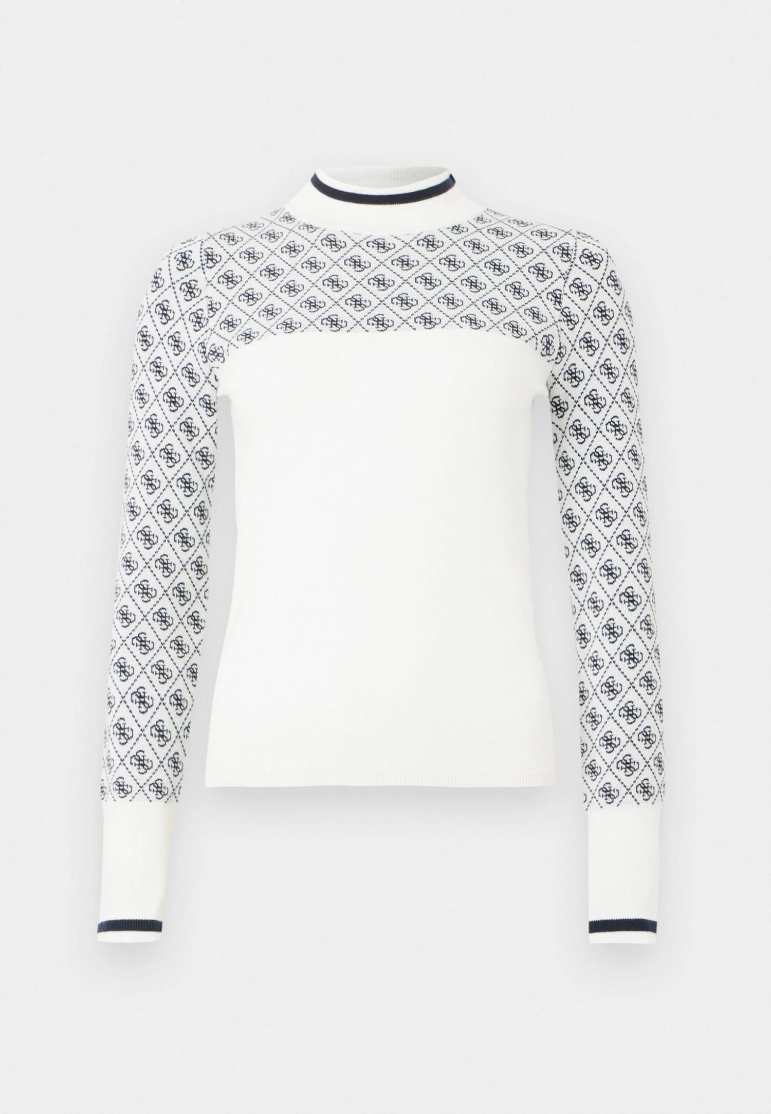 Guess MOCK NECK AUBREY - Jumper - Brown/cream 7 Guess MOCK NECK AUBREY - Jumper - Brown/cream - Image 7