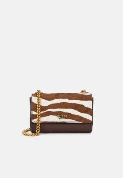 Guess Iseline Mini Crossbody Flap - Across Body Bag - Zebra