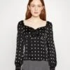 Guess Adelaide - Blouse - Optical Square Black