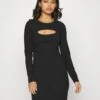 Guess Es Ls Lana - Shift Dress - Jet Black