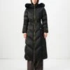ELLY LONG JACKET - Winter Coat - Jet Black