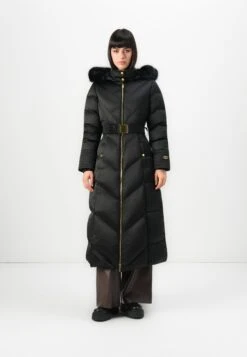 ELLY LONG JACKET - Winter Coat - Jet Black