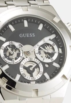 Guess Continental - Chronograph Watch - Silver-Coloured Tone/Black Sunray -Guess Clothing Sale 40ac5d3c7e4942868820d767e657435b