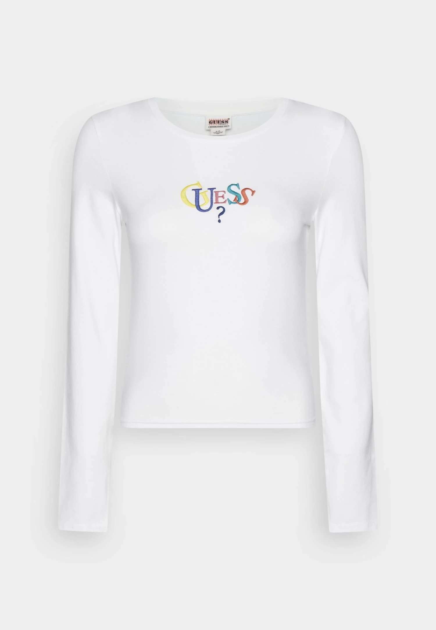 Aimee Classic Logo- Long Sleeved Top - Pure White Multi 1 Aimee Classic Logo- Long Sleeved Top - Pure White Multi
