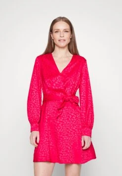 Guess Brielle Leopard Dress - Day Dress - Fruit Juice Pink