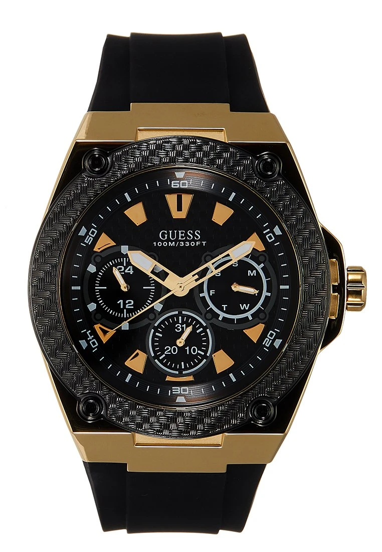 Guess Sport - Watch - Gold-Coloured/Black 2 Guess Sport - Watch - Gold-Coloured/Black - Image 2