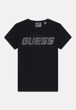 Guess KIDS JUNIOR MINIME - Print T-shirt - Jet Black