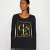 Guess Logo Tee - Long Sleeved Top - Black