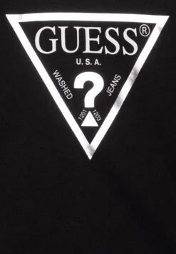 Guess Junior Core - Long Sleeved Top - Jet Black -Guess Clothing Sale 4508e62eadf649dabb8886d595e764ee
