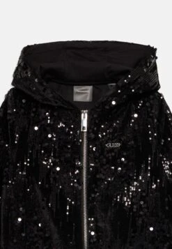 Guess KIDS JUNIOR ACTIVE ZIP MINI ME - Zip-up Sweatshirt - Jet Black -Guess Clothing Sale 476ee27f44e645a985de4bcaee8864ef