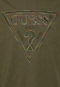 Guess Moisey Tee - Print T-Shirt - Olive Morning -Guess Clothing Sale 4802bb018c5c42ce9a213a239c40d492