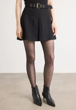 CHRISTINA PLEATS SKIRT - Pleated Skirt - Black