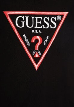 Guess TODDLER CORE - Print T-shirt - Jet Black -Guess Clothing Sale 48248aca0d1c4e60aad5d47225e4fd54