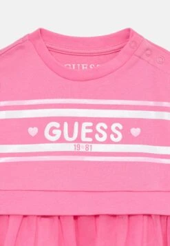 Guess BABY MIXED FABRIC DRESS SET - Day Dress - Jelly Pink -Guess Clothing Sale 48859fe8146c43ffa4a4f0efaa54a8d5