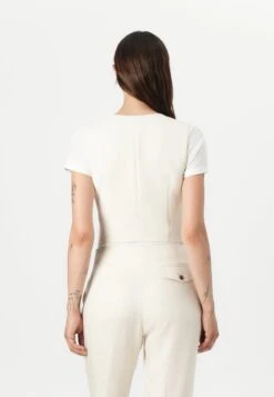 Guess THEOLINE PERFECT VEST - Waistcoat - Cream White -Guess Clothing Sale 499014d78d8f466793ce456eecef2b15