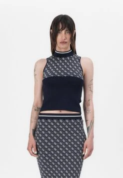 Guess LISE - Jumper - Smart Blue/cream