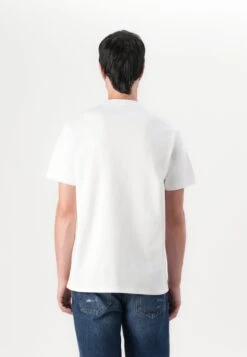 Guess FLOWER TRIANGLE TEE - Print T-shirt - Pure White -Guess Clothing Sale 4a96d5bf7709480eb4a6451dd82fad12