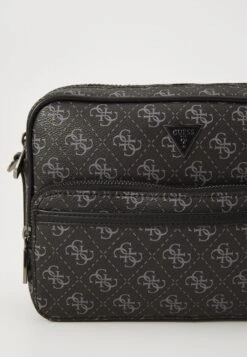 Guess MILANO CROSSBODY DOUBLE ZIP - Cross Body Bag - Dark Black -Guess Clothing Sale 4aece53a24eb463d857c96d9c185a41b