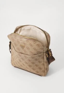 Guess TORINO TOP ZIP CROSSBODY FLAT - Cross Body Bag - Beige/brown -Guess Clothing Sale 4b92b43bd61b484f87a1094c3b67e61d