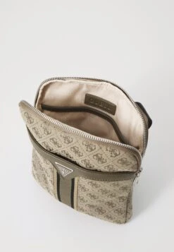 Guess MILANO CROSSBODY FLAT - Cross Body Bag - Sand/military Green -Guess Clothing Sale 4cc055d450ca4213aa5ce9d305f3cc0f
