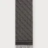 Guess MITO SCARF UNISEX - Scarf - Black/grey