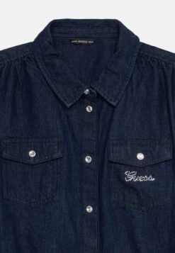 Guess JUNIOR DRESS STONES - Denim Dress - Dark-blue Denim -Guess Clothing Sale 4e5e8cc7917d4985801ff0f1875babf5