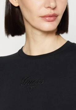 Graphic Baby Tee - Basic T-Shirt - Jet Black -Guess Clothing Sale 4e82e15554ce45779acd80787e27898f