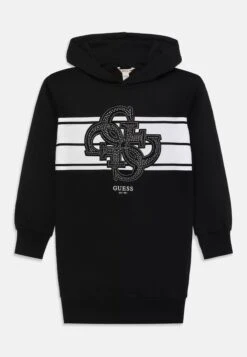 Guess JUNIOR HOODED ACTIVE DRESS - Jumper Dress - Jet Black
