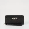 Guess IDRA LARGE ZIP AROUND - Wallet - Black