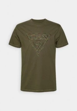 Guess Moisey Tee - Print T-Shirt - Olive Morning -Guess Clothing Sale 4fe5d870fb104a07bdd12cccf9f0ffa9