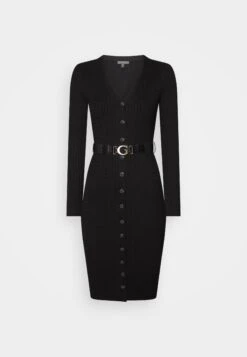 Guess Lena Belted Cardigan Dress - Shift Dress - Jet Black