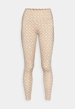 Guess PEONY LOGOMANIA LEGGINGS - Leggings - Beige -Guess Clothing Sale 50799a2f174e4340abbd125940b3b159