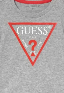 Guess Toddler Core - Long Sleeved Top - Light Heather Grey -Guess Clothing Sale 514f2d3be9604ca8befcd2210c307b6c