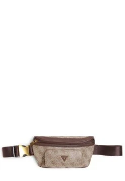 Guess MILANO COMPACT BUM BAG UNISEX - Bum Bag - Beige/brown -Guess Clothing Sale 520b663634a346f8aa7483dbc4bde04e